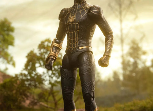 Load image into Gallery viewer, ZD Toys Marvel Avengers 1/10 Spiderman Black Gold Suit No Way Home Action Figure

