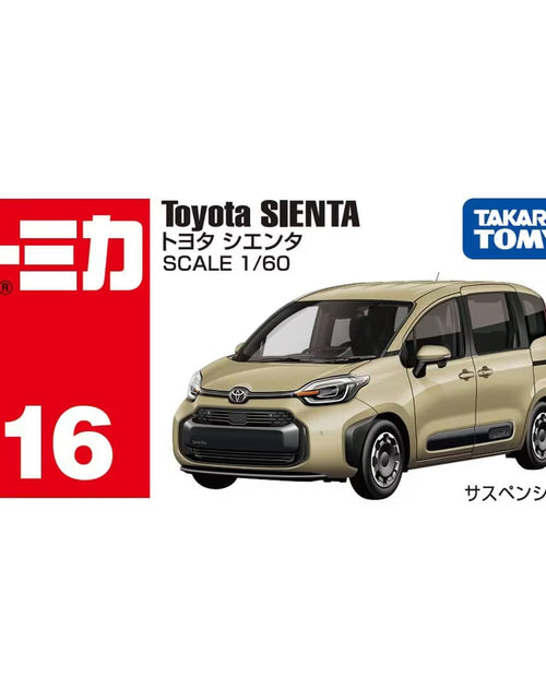 Load image into Gallery viewer, Takara Tomy Tomica Die-cast Car - Scale 1:63 NO.016 Toyota Sienta

