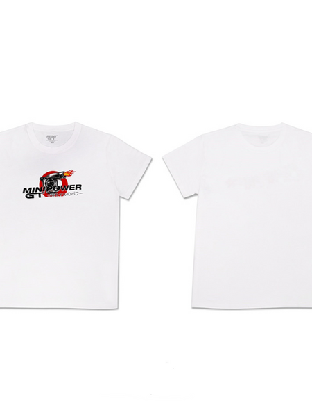 MINI GT Official T-shirt - Turbo Power White M Size