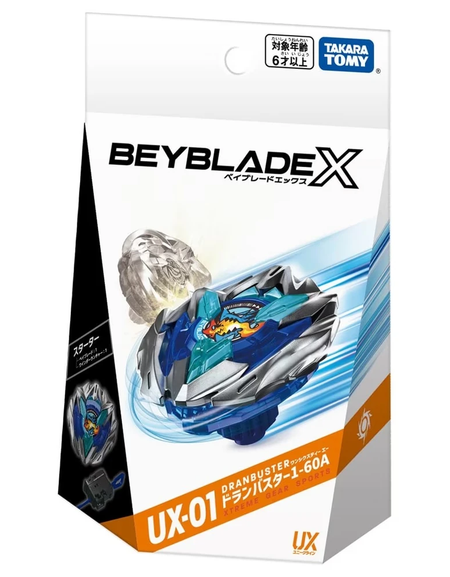 (Pre-order / Shipping Date: Jul 2026) Takara Tomy Beyblade X Starter UX-01 Dran Buster 1-60A