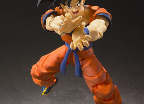 Load image into Gallery viewer, Bandai S.H.Figuarts Son Goku The Saiyan Grew Up on Earth Completed Action figure
