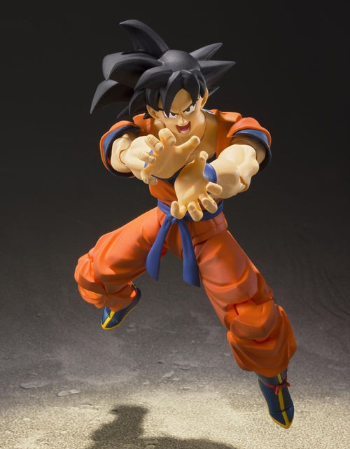 Load image into Gallery viewer, Bandai S.H.Figuarts Son Goku The Saiyan Grew Up on Earth Completed Action figure
