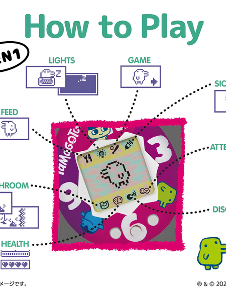 Bandai - Tamagotchi (GEN1) Virtual Pet / Electronic Digital Toy