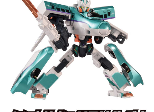 Load image into Gallery viewer, Takara Tomy Shinkansen Transforming Robot SGX05 Shinkalion H5 Hayabusa
