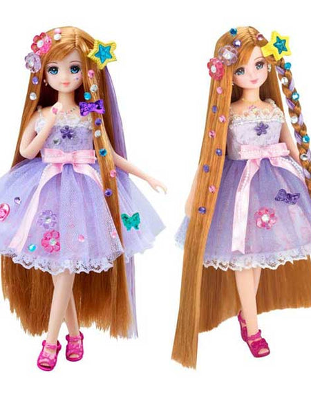 Takara Tomy Licca Rika Doll Jewellery Long Hair Princess Karen with Accessories