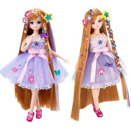 Takara Tomy Licca Rika Doll Jewellery Long Hair Princess Karen with Accessories