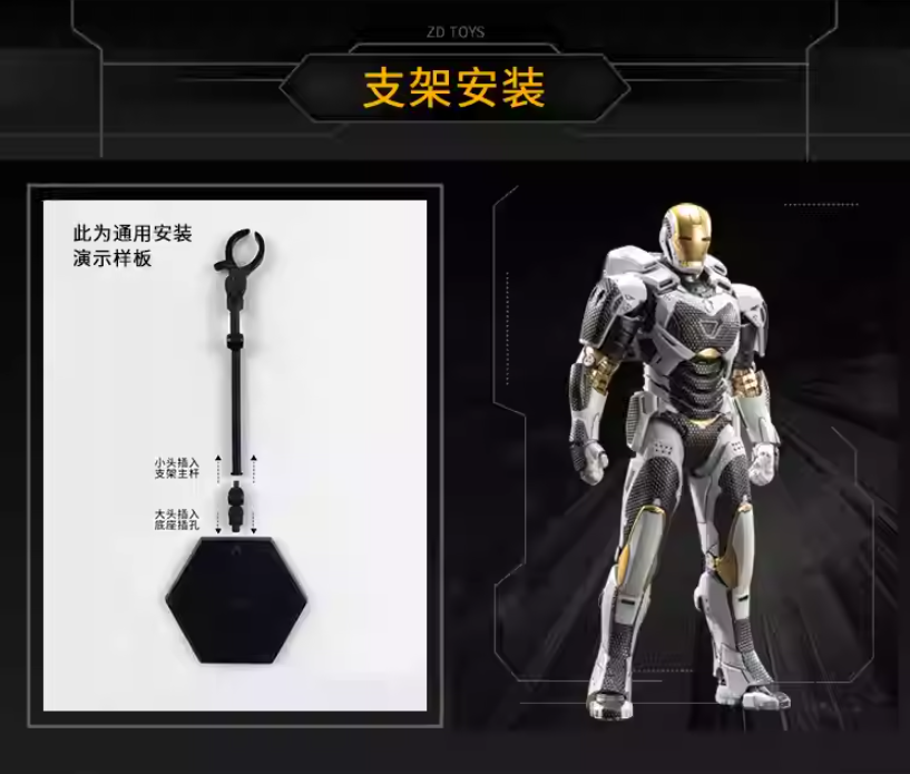 ZD Toys Marvel Avengers 1/10 Iron Man MK39 Action Figure