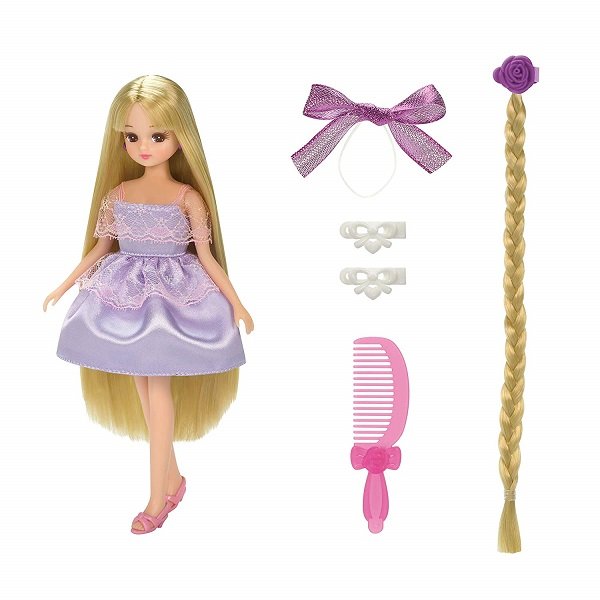 Takara Tomy Licca LD-12 Long Hair Fashionable Licca-chan Rika Dress up Girl Doll