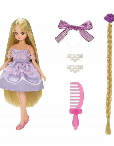 Takara Tomy Licca LD-12 Long Hair Fashionable Licca-chan Rika Dress up Girl Doll