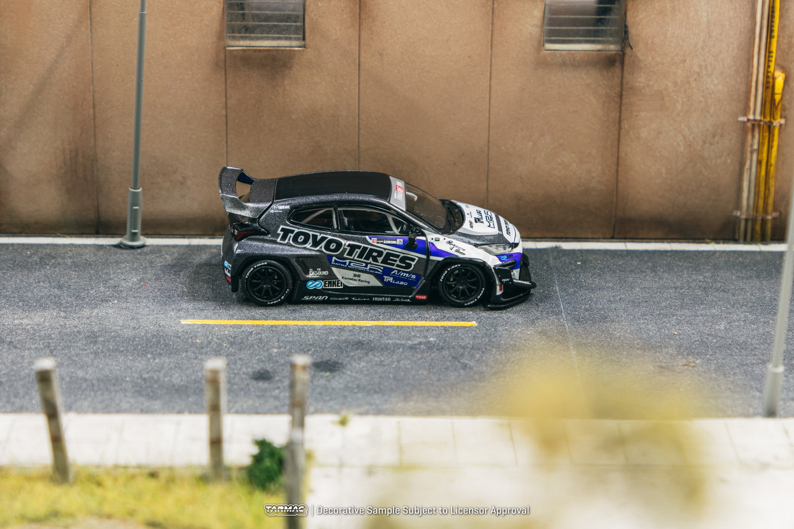 Tarmac Works 1/64 Pandem Toyota GR Yaris TOYO TIRES Diecast Model