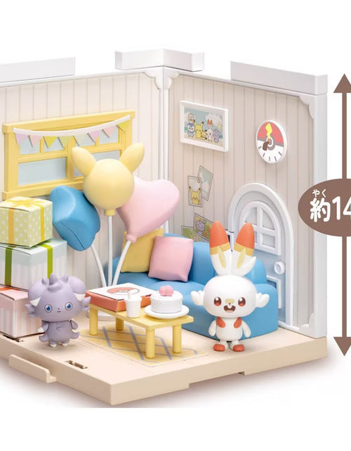 Load image into Gallery viewer, Takara Tomy Pokemon PokePiece House Lounge Scorbunny &amp; Espurr set
