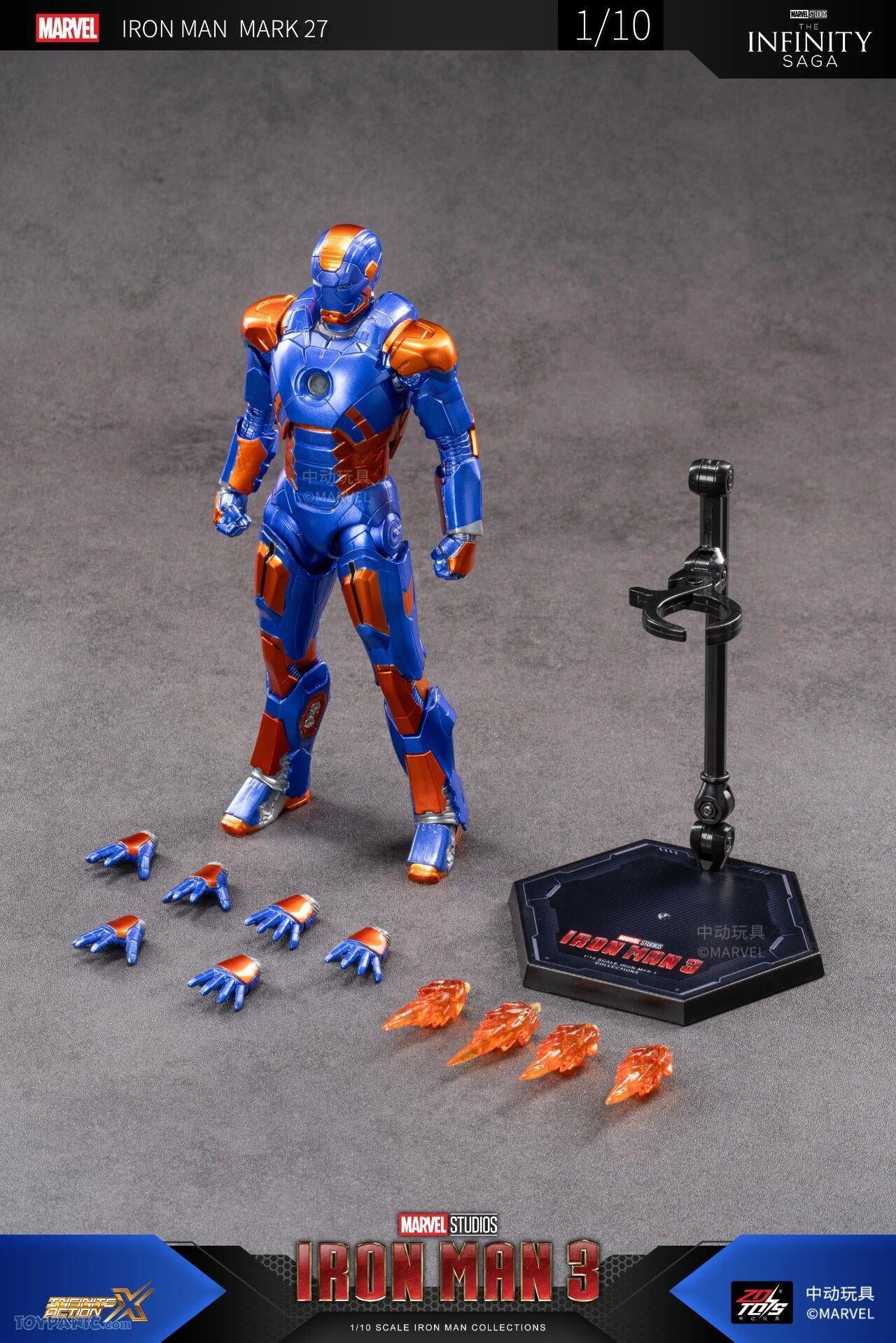 ZD Toys Marvel Avengers 1/10 Iron Man MK27 Action Figure