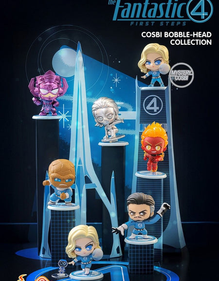 Hot Toys The Fantastic Four: First Steps Cosbi Bobble-Head Collection Full set 6