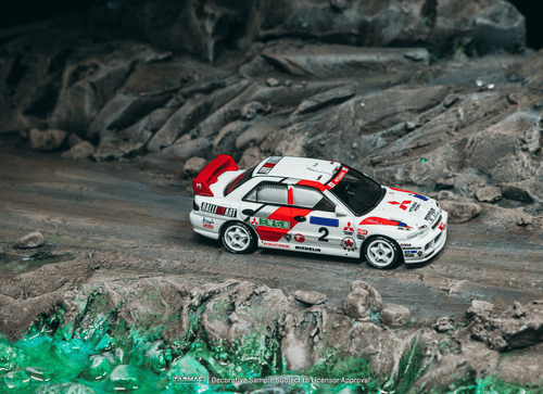 Load image into Gallery viewer, (Pre-order) Tarmac Works 1/64 Mitsubishi Lancer Evolution III Hong Kong 1996
