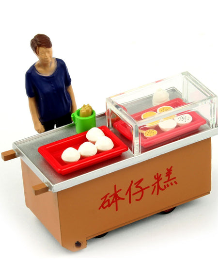 TINY Hong Kong City HK 1/35 Bowl Rice Pudding Cartful Diecast Diorama Figure