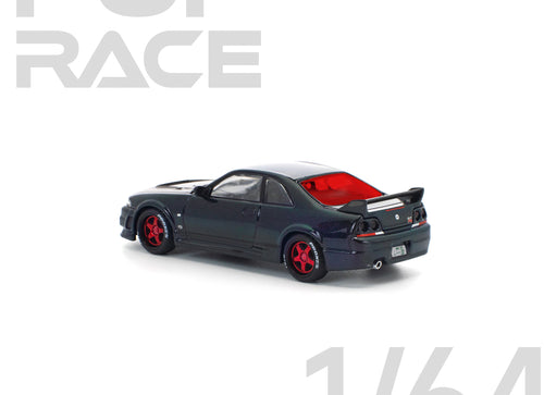 Load image into Gallery viewer, (Pre-order) POPRACE 1/64 SKYLINE GT-R R33 GHOST CHAMELEON Diecast Model Car
