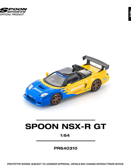 POP RACE 1/64 SPOON NSX-R GT Diecast Model Car