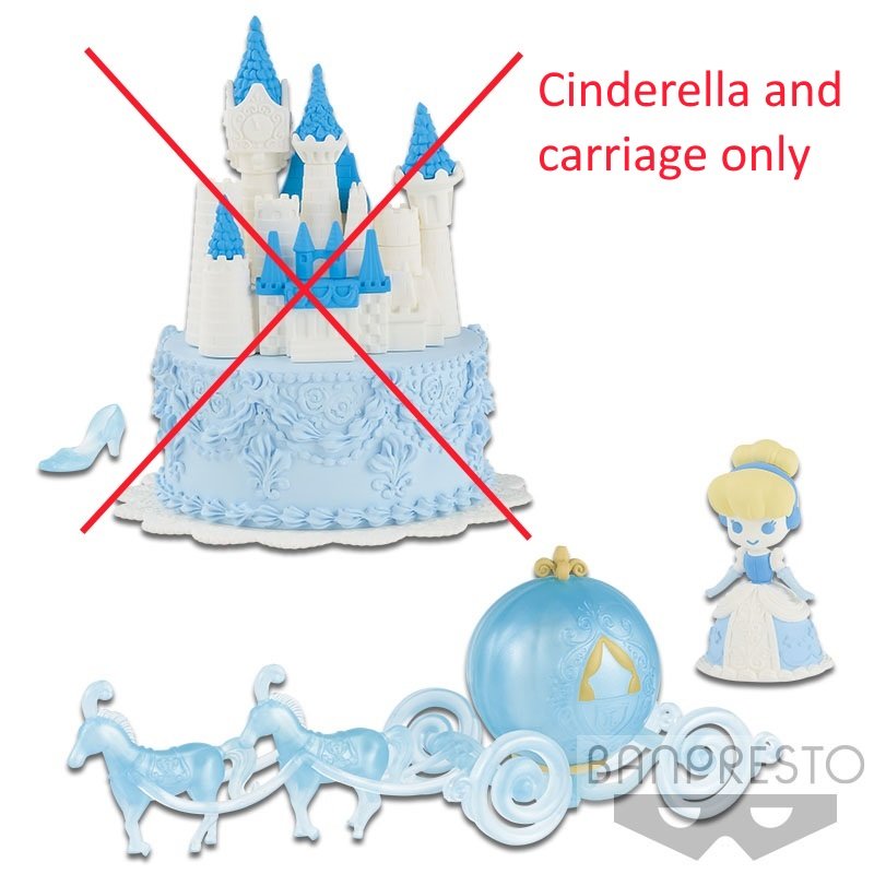 Banpresto Disney Princess Character Patisserie au Sucre Cinderella and carriage
