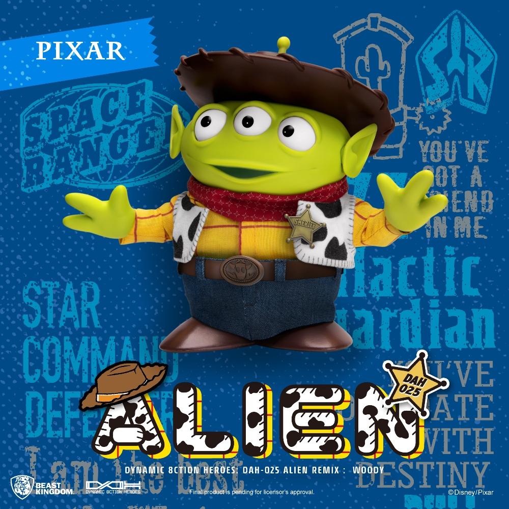Beast Kingdom Disney TOY STORY DAH-025 Alien Remix Woody (Diorama Stage)