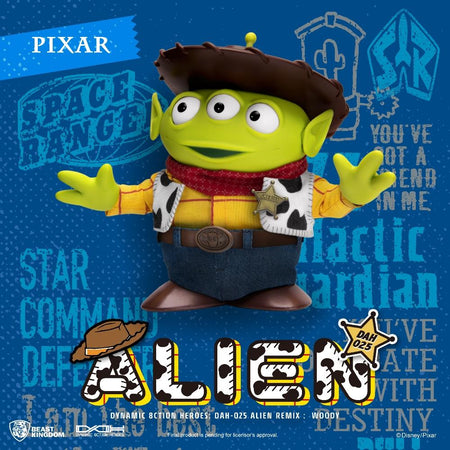 Beast Kingdom Disney TOY STORY DAH-025 Alien Remix Woody (Diorama Stage)