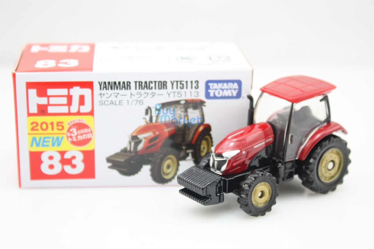 Takara Tomica Tomy #83 Yanmar Tractor YT5113 Scale 1/76 Diecast Toy Car Japan