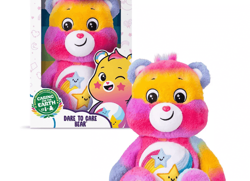 Load image into Gallery viewer, Care Bears Basic Fun 14 inch Soft Plush Toy (Eco Friendly)  -Dare To Care Bear
