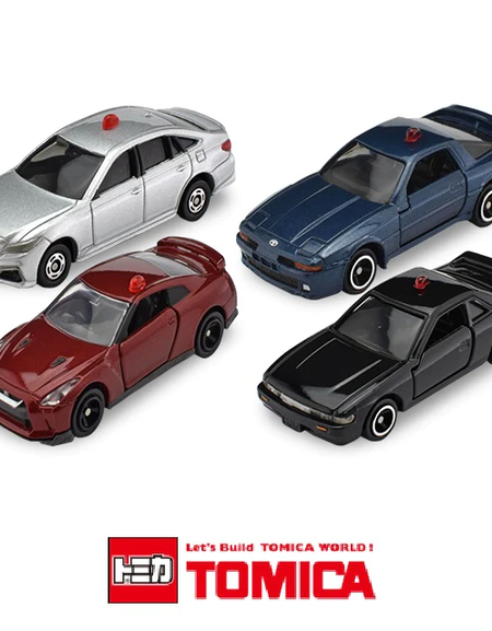 Takara Tomy Tomica Gift Set Die-cast Masked Patrol Car Collection (4 Cars)