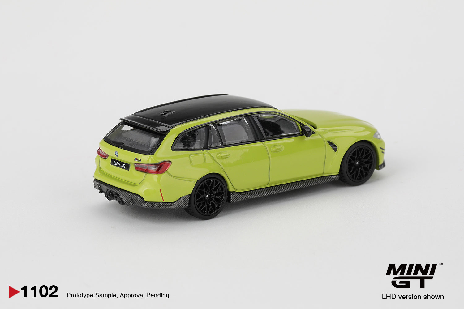 MINI GT #1102 BMW M3 M Performance Touring Sao Paulo Yellow LHD Car