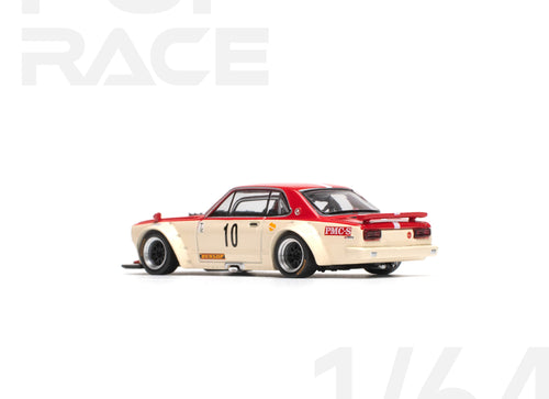 Load image into Gallery viewer, POPRACE 1/64 NISSAN SKYLINE GT-R V8 DRIFT (HAKOSUKA) - WATANABE Model
