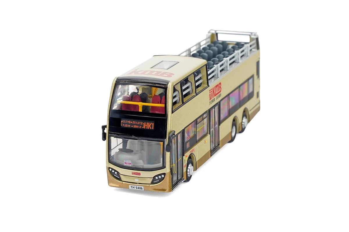 Tiny City Die-cast 1/110 - KMB ADL Enviro500 MMC 12M Open-top Bus (HK1)(Gold)