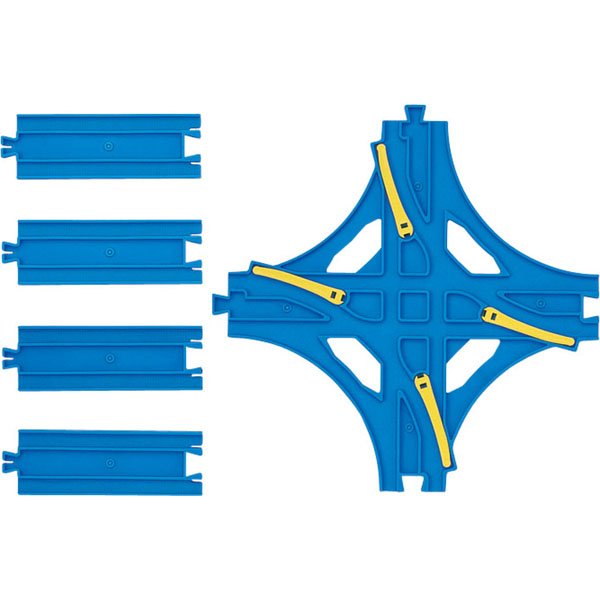 Takara Tomy Plarail Rail Train Accessories R-14 Crossing Point Track Toy Japan
