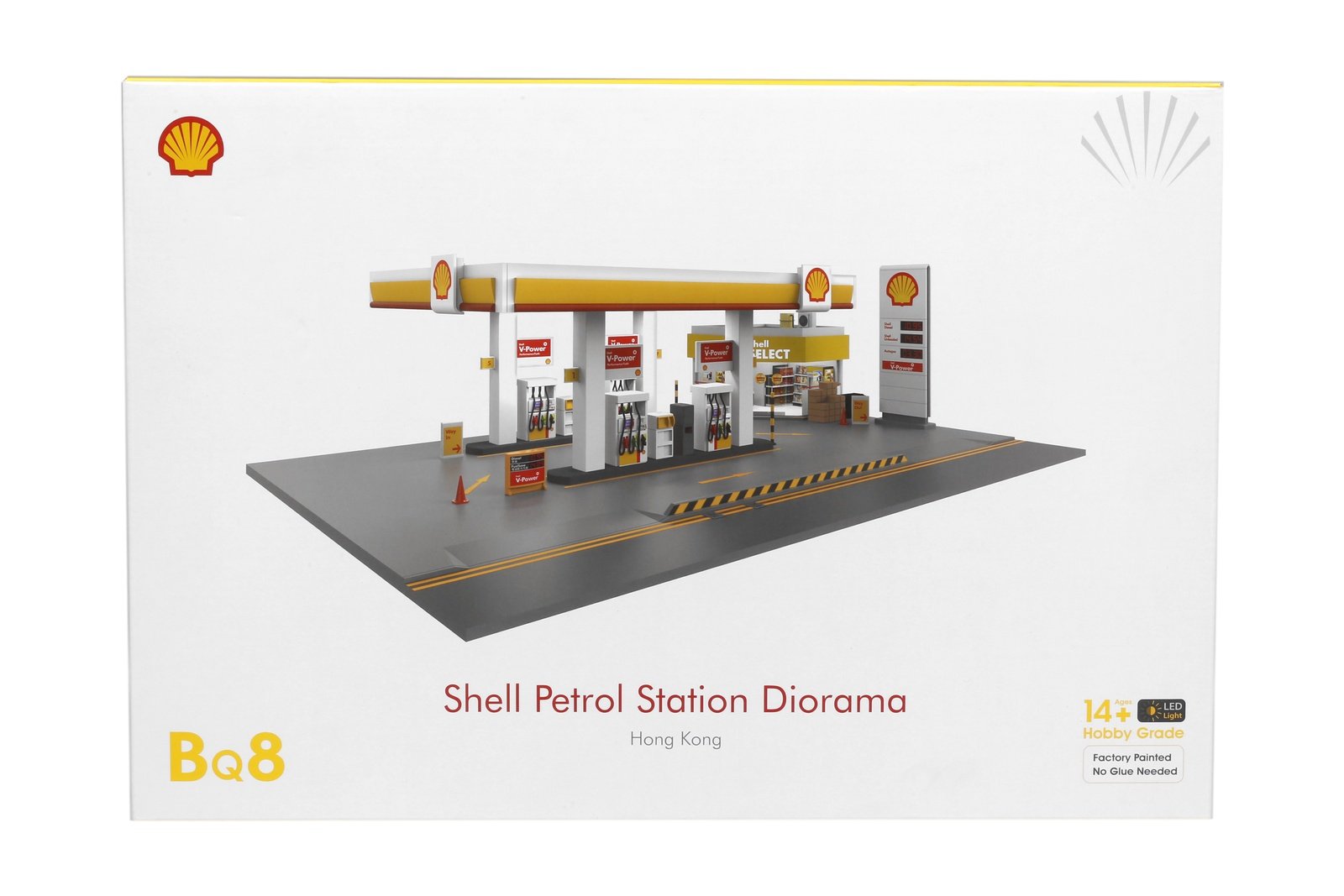 TinyQ - BQ08 Shell Hong Kong Petrol Station Diorama