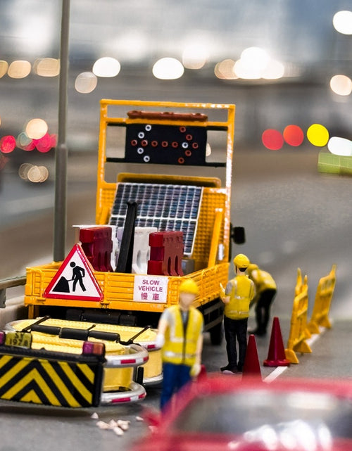 Load image into Gallery viewer, Tiny City Die-cast Model Car - Hino500 with Truck Mounted Attenuator Shun Yuen
