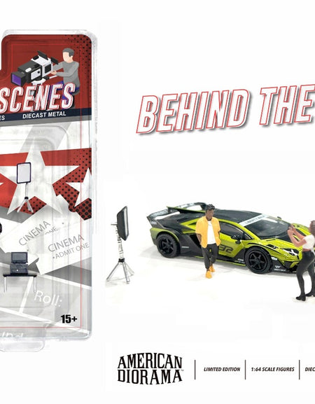American Diorama 1:64 Figure Set: Behind the Scenes AD-2426