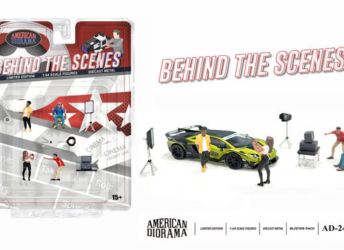 Load image into Gallery viewer, American Diorama 1:64 Figure Set: Behind the Scenes AD-2426
