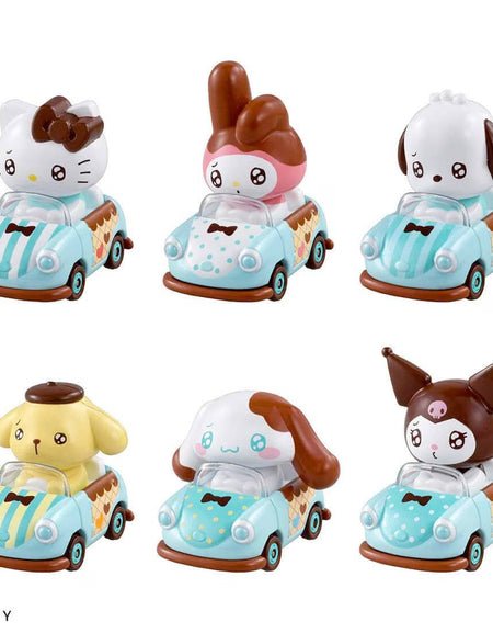 Takara Tomy Tomica Tunes Sanrio Characters Vol.2. Model Car (Full set of 6)
