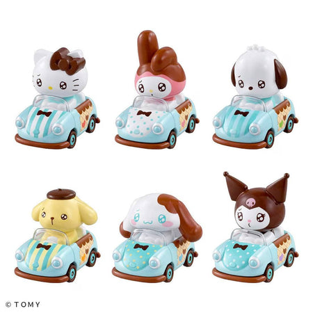 Takara Tomy Tomica Tunes Sanrio Characters Vol.2. Model Car (Full set of 6)