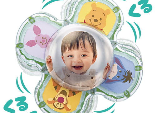 Load image into Gallery viewer, Takara Tomy Disney Baby Toy - Spinning Dome Mirror Spinner Winnie the Pooh
