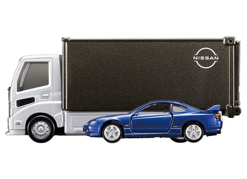Load image into Gallery viewer, Takara Tomy Tomica Die-cast Car Premium Transporter Nissan Silvia (S15)
