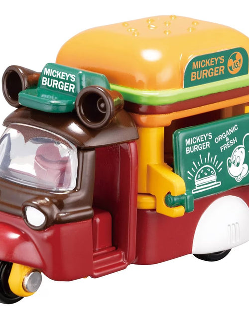 Load image into Gallery viewer, Takara Tomy Tomica Town Disney Motors SP 15th Mickey Hamburger Shop with Car

