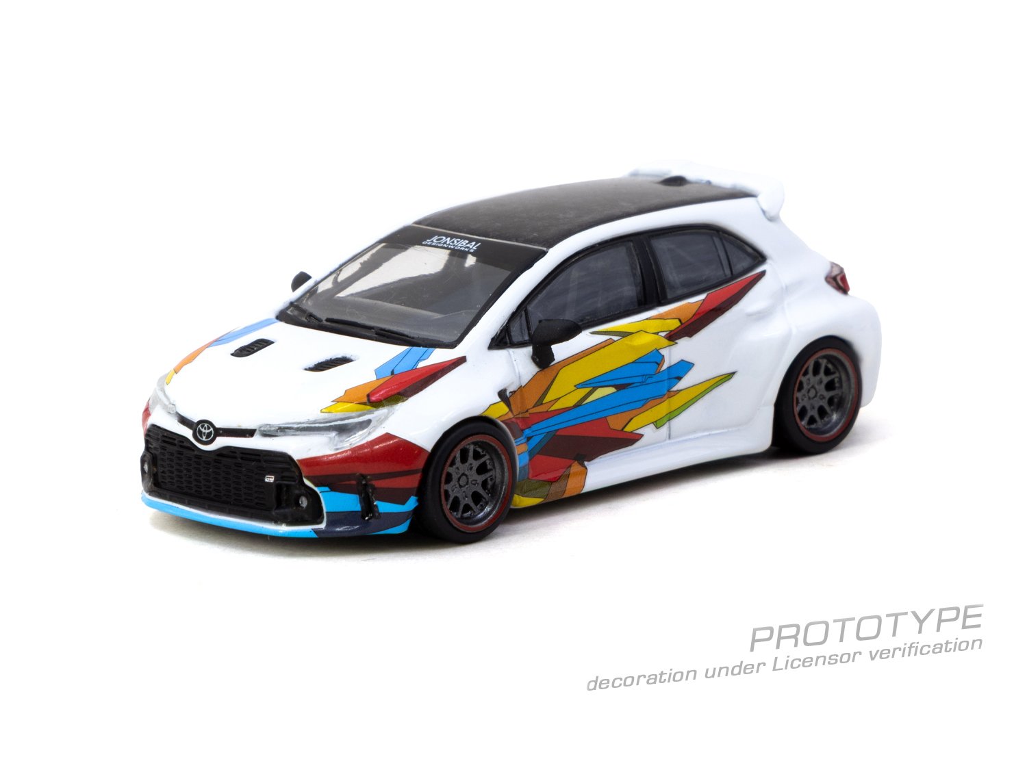 (Pre-order) Tarmac Works 1/64 Toyota GR Corolla Widebody White Model Diecast Car