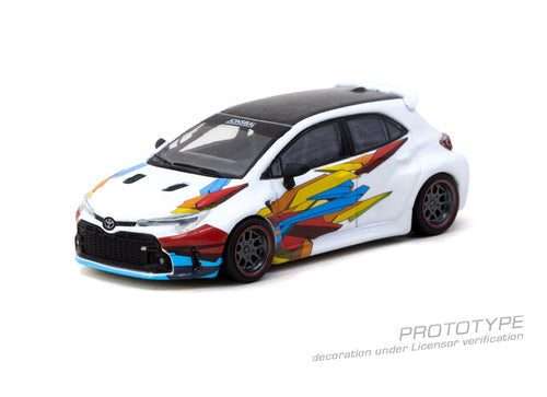 Load image into Gallery viewer, (Pre-order) Tarmac Works 1/64 Toyota GR Corolla Widebody White Model Diecast Car
