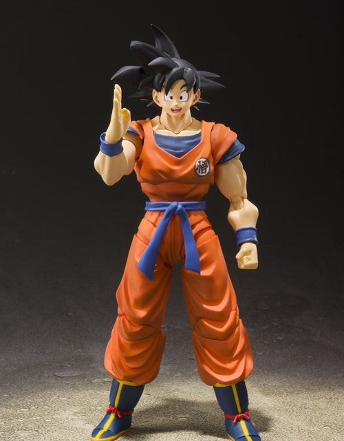 Load image into Gallery viewer, Bandai S.H.Figuarts Son Goku The Saiyan Grew Up on Earth Completed Action figure
