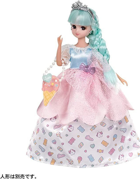 Takara Tomy Licca Licca-Chan Doll Gelato Dress Set Candy Unicorn (Dress ONLY)