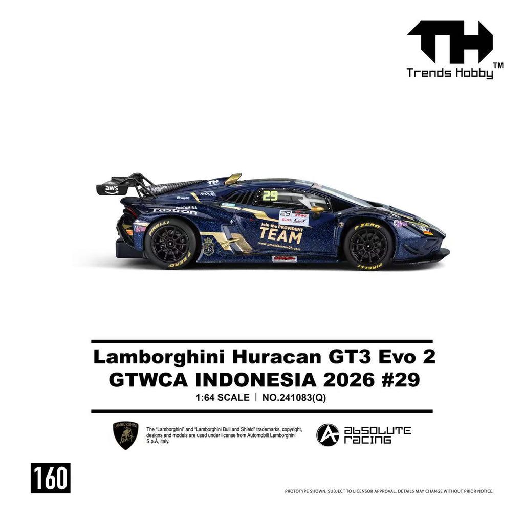 (Pre-order) Trends Hobby 1/64 - #241083(Q) Lamborghini Huracan GT3 EVO2 - GTWCA
