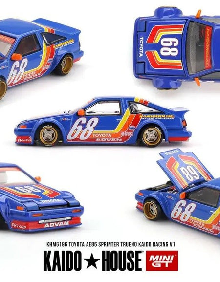KaidoHouse X Mini GT Toyota AE86 Sprinter Trueno Kaido Racing V1