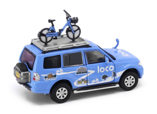 Load image into Gallery viewer, Tiny City 128 Die-cast Model Car - MITSUBISHI Pajero Loco Bike
