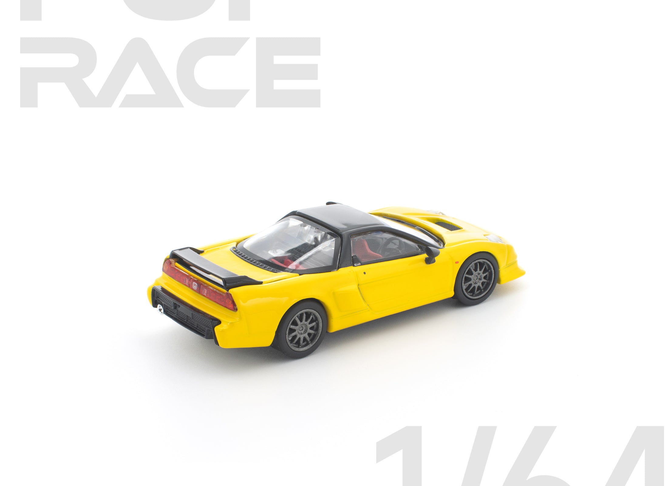 (Pre-order) POPRACE 1/64 HONDA NSX-R YELLOW Diecast Model Car