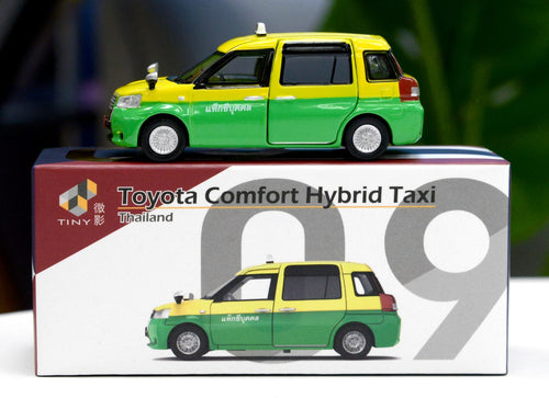 Load image into Gallery viewer, Tiny City TH09 Die-cast Model Car - 1/64 Toyota Comfort Hybrid Taxi (Thailand)
