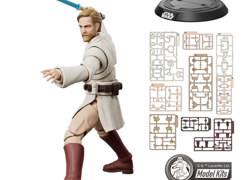 Load image into Gallery viewer, Blokees Star Wars Revenge of The Sith Champion Class 09 OBI-WAN KENOBI Model Kit

